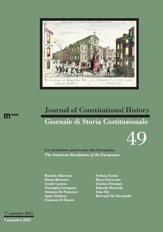 Giornale di Storia costituzionale n. 49