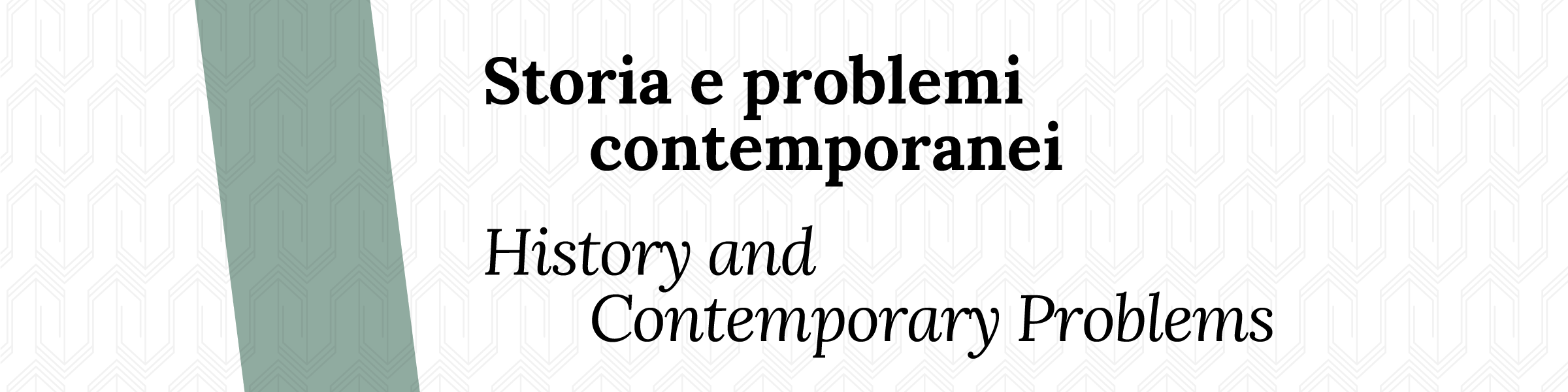 Storia e problemi contemporanei