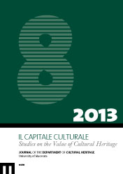 Il Capitale Culturale. Studies on the Value of Cultural Heritage, n. 8/2013