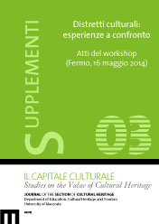 					View Supplements (3/2015): Workshop proceedings “Cultural districts: comparing experiences”
				